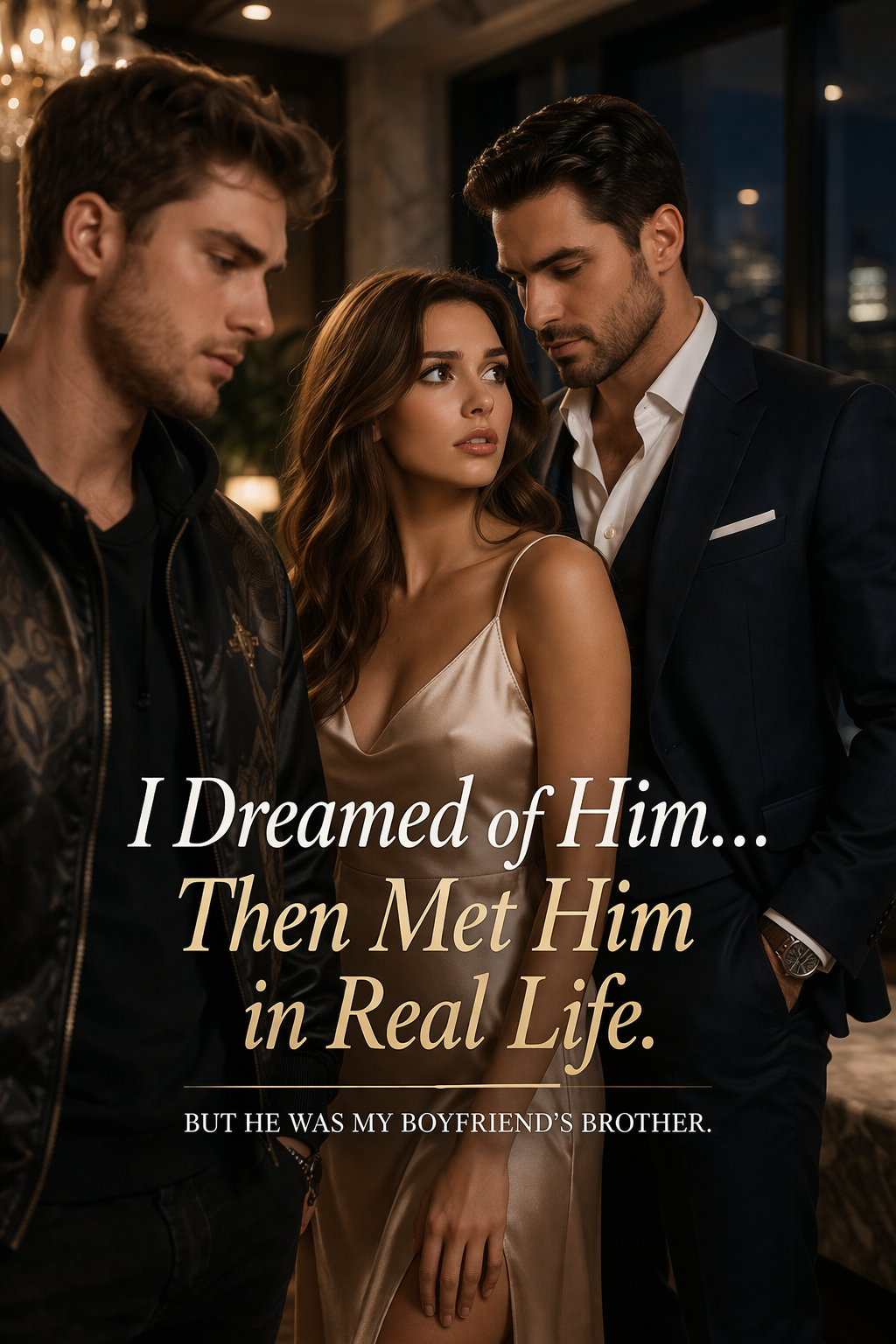 I keep having dreams about a stranger. Nights filled with illicit, unspeakable pleasure. But every time I wake up, I can never remember his name. Six months later, I finally found him. The good news? He’s just as handsome as he is in my dreams. The bad news? He’s my boyfriend’s older brother.